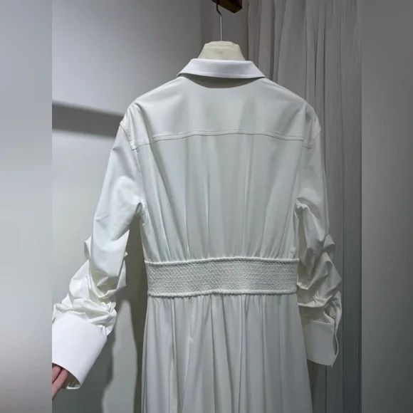 Alice Olivia EDIE CORSET BUTTON DOWN MIDI DRESS $550 NEW without tag - Picture 10 of 11